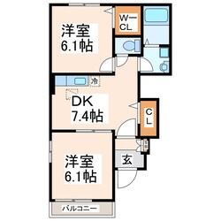 ニュープロスパーの物件間取画像